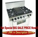 BEST PRICE 36 Pro-Style Dual-Fuel LP Gas Range with 4 Sealed Ultra High-Low Burners 3.69 cu. ft. Convection Oven Self-Cleaning and Double Sided Grill/Griddle