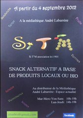 Association Si T'M - Snack Alternatif - Médiathèque Pau - NRJ