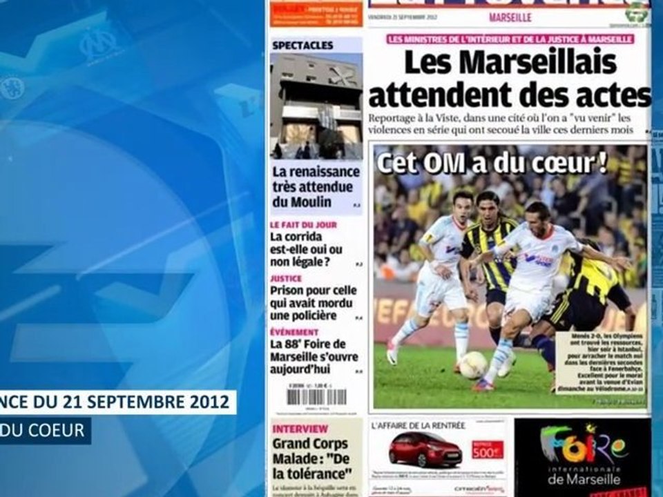 Foot Mercato - La revue de presse - 21 Septembre 2012
