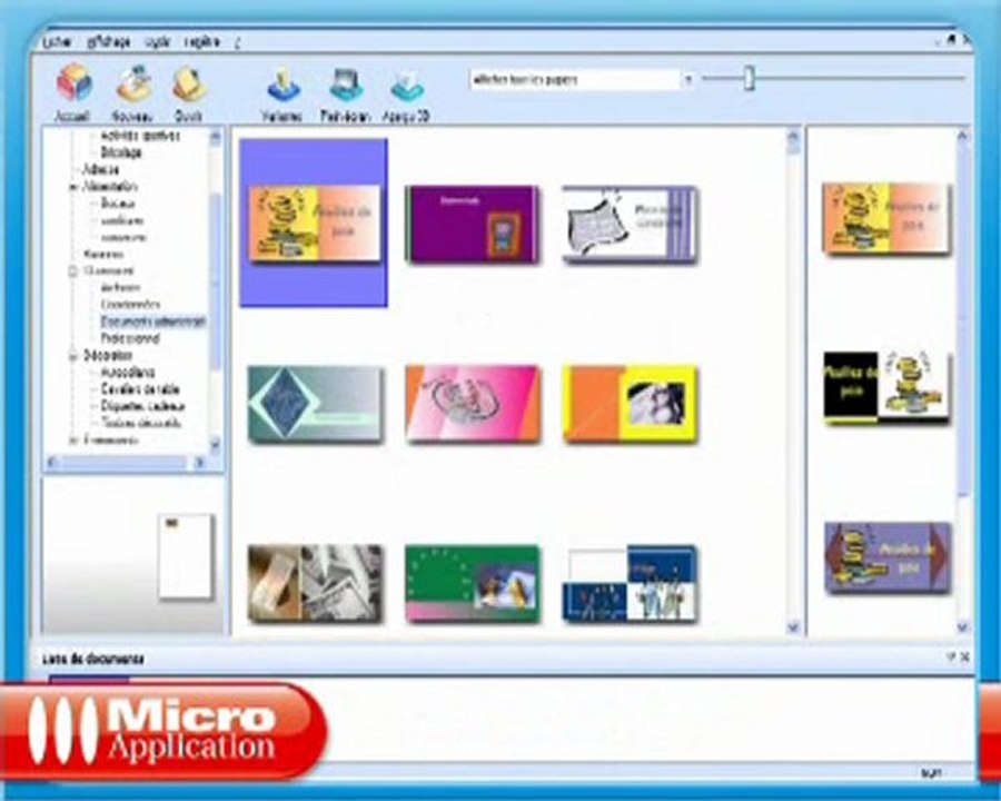 Etiquettes Spécial Microsoft® Word