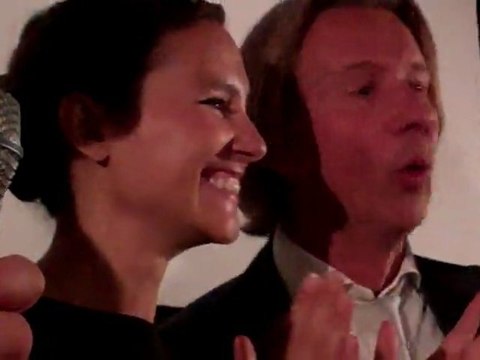 Virginie Ledoyen anniversaire S.T. Dupont au Crillon