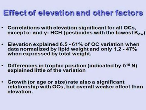 2008 Contaminantes orgánicos en lagos (2/2) , Cursos Verano