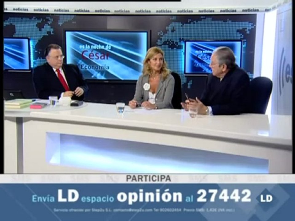 Es la noche de César: Tertulia económica con Carmen Tomás y José Raga - 22/09/10
