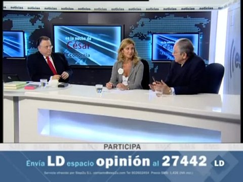 Es la noche de César: Tertulia económica con Carmen Tomás y José Raga - 22/09/10