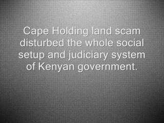 Cape Holdings Real Estate Company