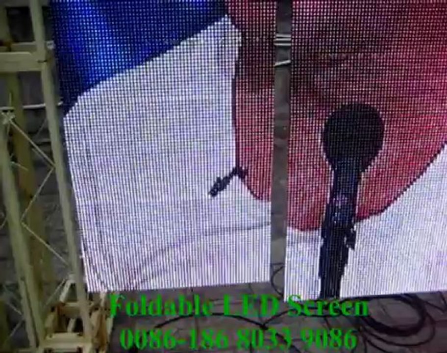 How to Move the Mobile LED Screen with Flex Design Email: flexible.led.display.screen@gmail.com