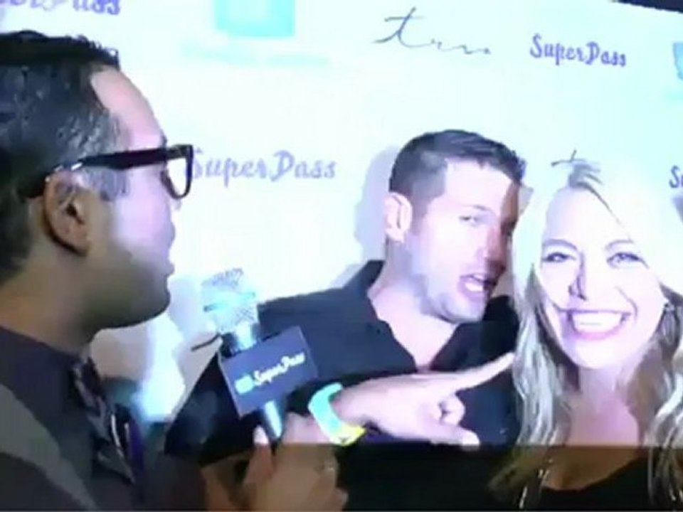 Ashley + Howie interview at the after party