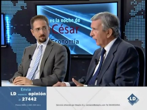 Es la noche de César: Tertulia económica con Manuel Llamas y Roberto Centeno - 30/09/10