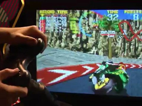 Classic Game Room - SEGA SATURN Racing Wheel review