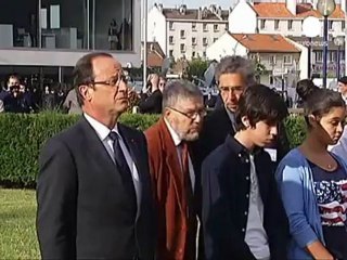 Hollande opens Jewish memorial centre in Drancy