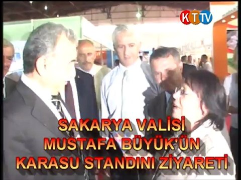 Sakarya Valisi Karasu Standında