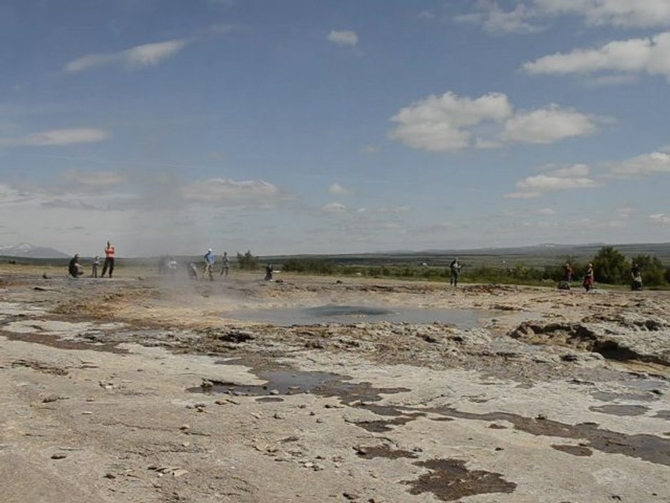 Islande Geysir, le geyser Strokkur