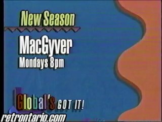 Global TV Cop Rock MacGyver 1990