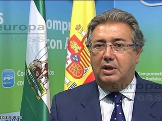 Zoido critica a Griñán que defienda una "España federal"