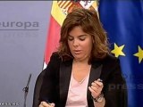 Soraya adiverte que el Estado propio catalán depende de España