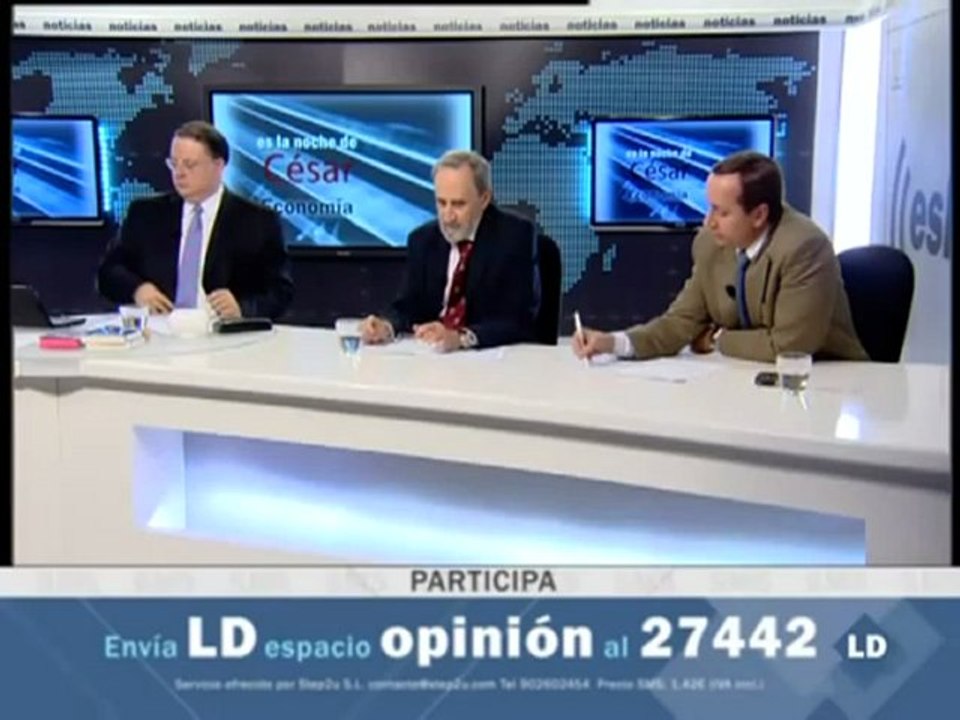 Es la noche de César: Tertulia económica con Carlos Cuesta y Francisco Cabrillo - 11/10/10