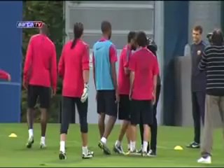 Etoó y Guardiola se reconcilian