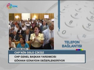 CHP'li Günaydın: Oslo bir oyalamaydı