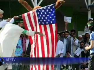 Afghans protest against French cartoons, US film