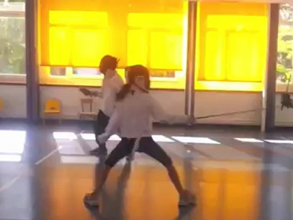 1er cours d'escrime de Marguerite