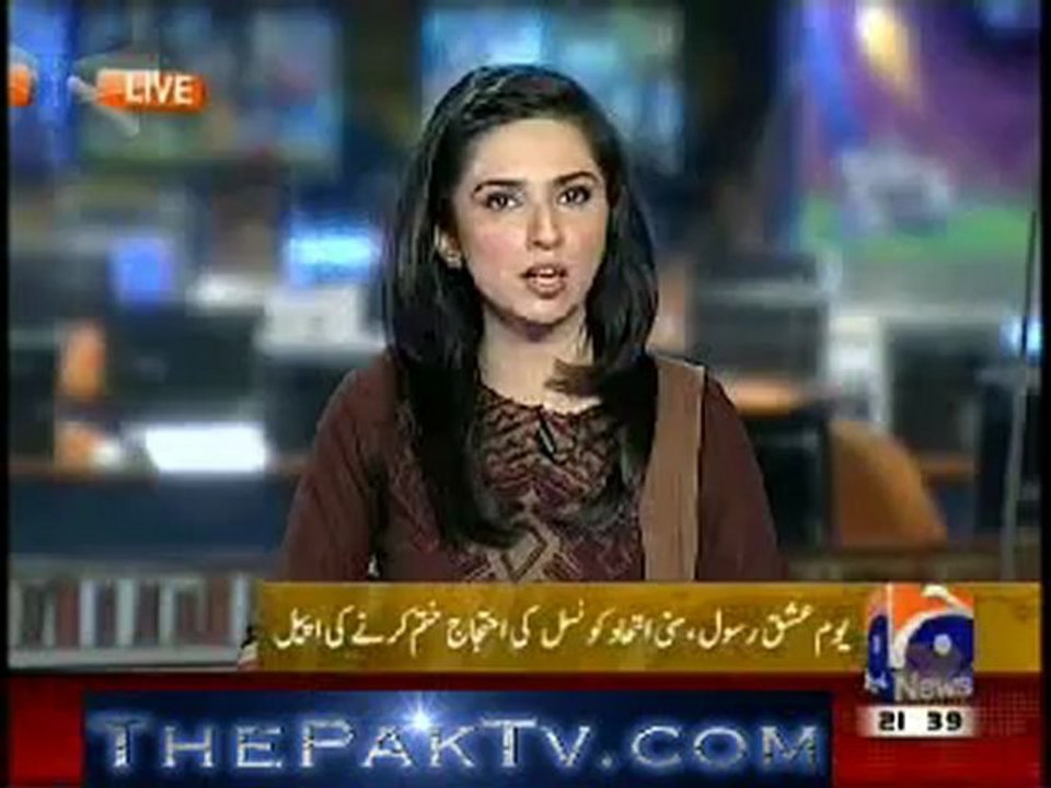 Geo News 9pm Bulletin - 21st September 2012 - Part 2