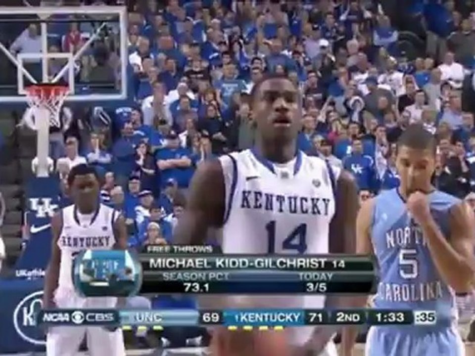 NCAA - UNC Tar Heels @ Kentucky Wildcats (III)