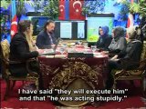 In the very beginning of these events I have said that Gaddafi should step down and that Turkey should become the guarantor country. He didn't take my advice.