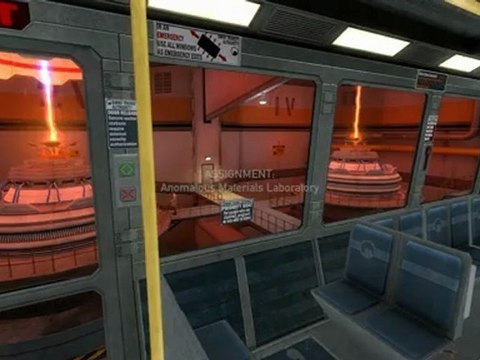 Half Life - Black Mesa Mod Francais - voyage en rame automatique