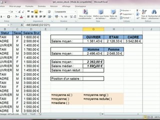 Correction Tp Excel 15