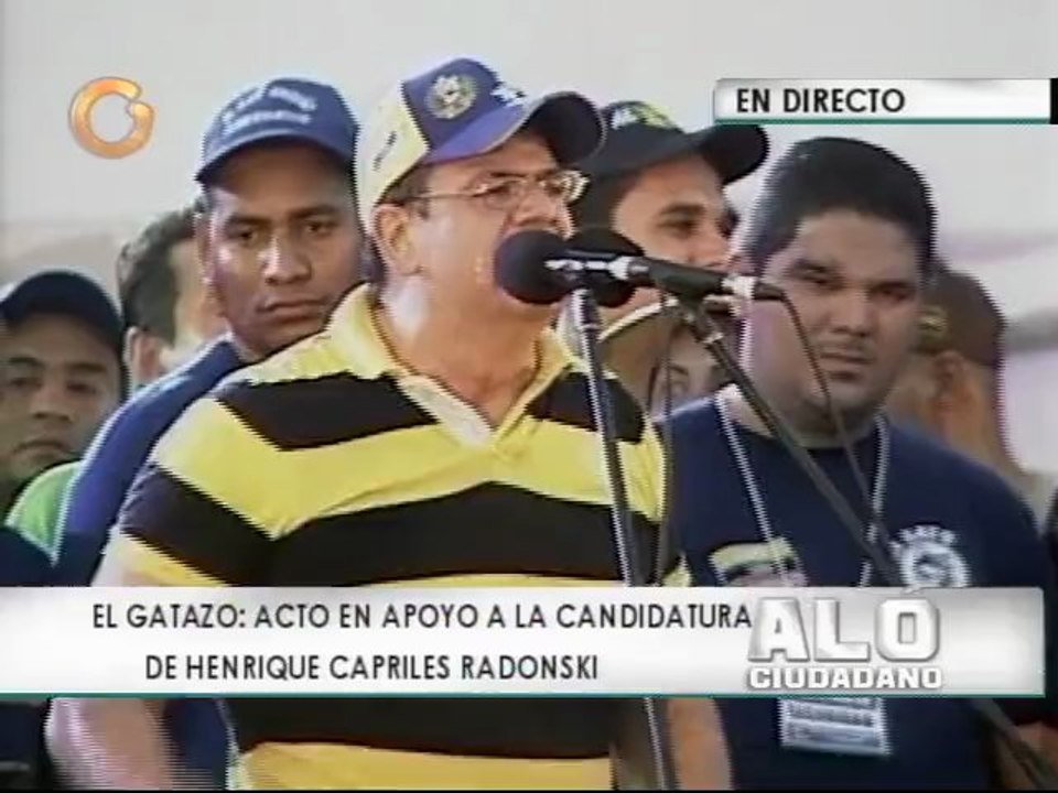 Realizan "El Gatazo" para apoyar a Capriles