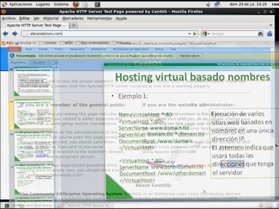 Servicios basicos Linux parte I