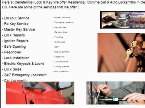 Locksmith Centennial CO (303) 647-9849 - Locksmiths in Centennial