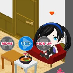 ameba pico eat noodle hahaha