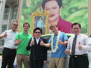 Electric car to go around the world for 250 euros