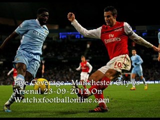 Manchester City vs Arsenal Live Coverage 23 Sep 2012 At 15:00 GMT