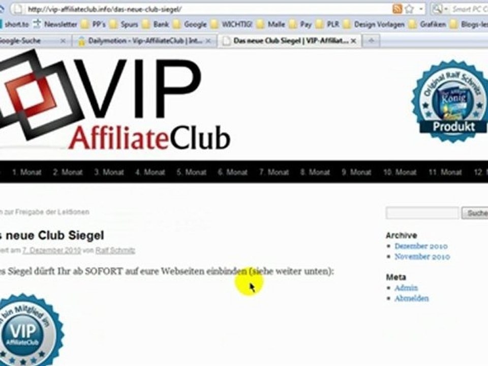 Blick hinter die Kulissen des VIP Affiliate Clubs