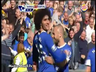 أهداف مباراة سوانزي سيتي 0-3 ايفرتون - الجولة 5