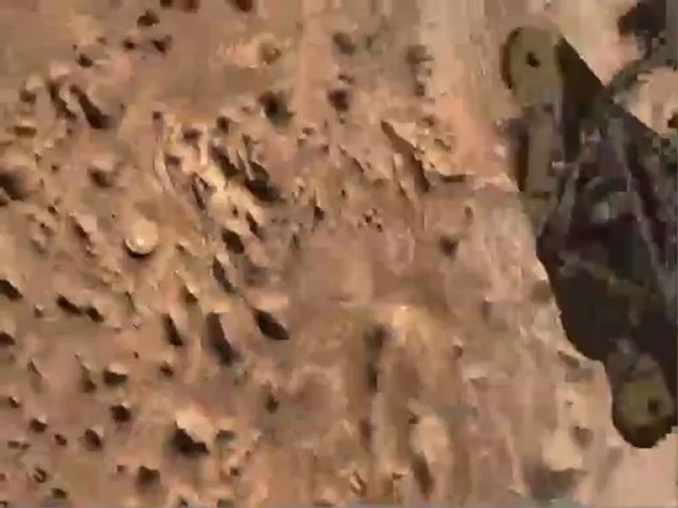 simulation de la descente de curiosity