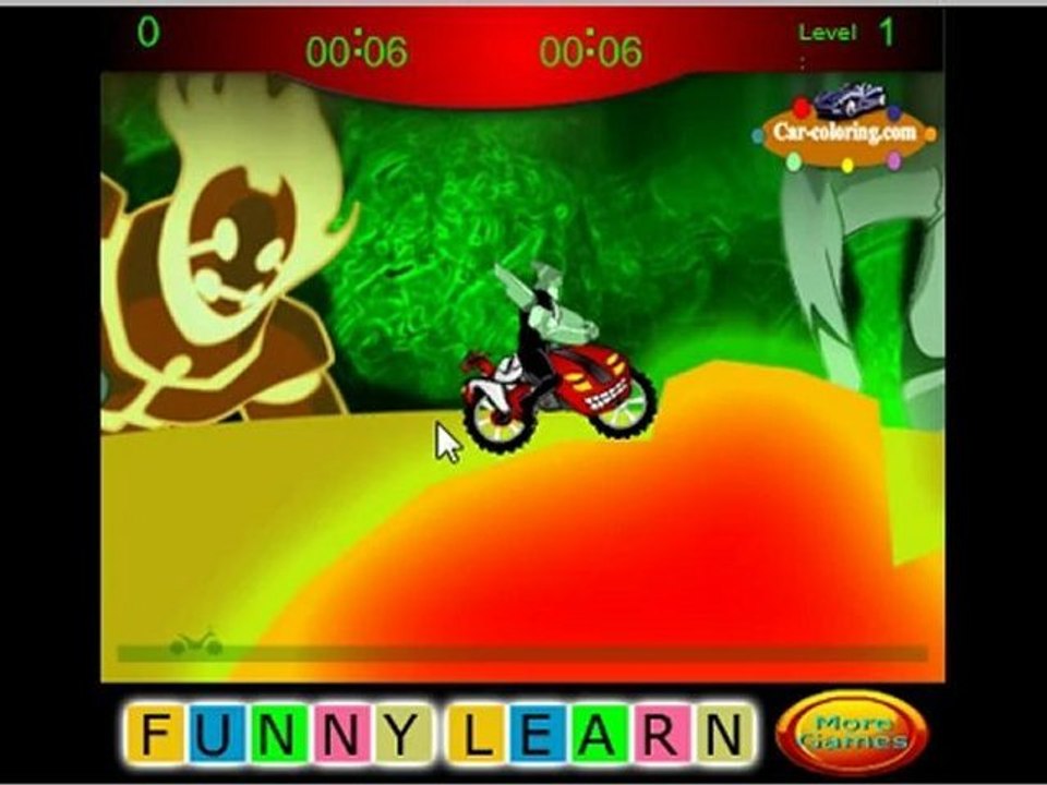 Ben 10 Fire Motorcycle