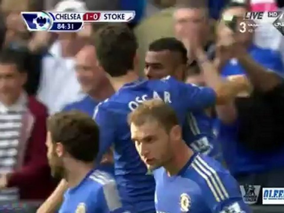 اهداف مباراة تشيلسي - ستوك سيتي