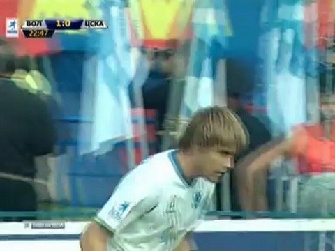 Волга - ЦСКА, 9-й тур 2012, 1 тайм