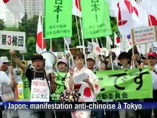 Japon : première manifestation antichinoise à Tokyo