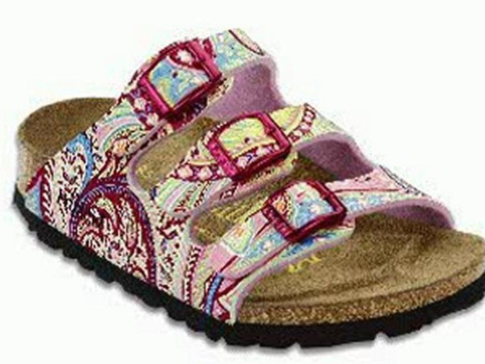 Papillio slippers Florida from Birko-Flor in Dreamland Rose with a narrow insole