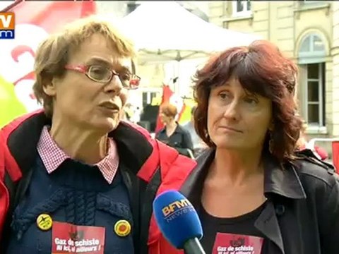 Gaz de schiste : manifestations dans toute la France