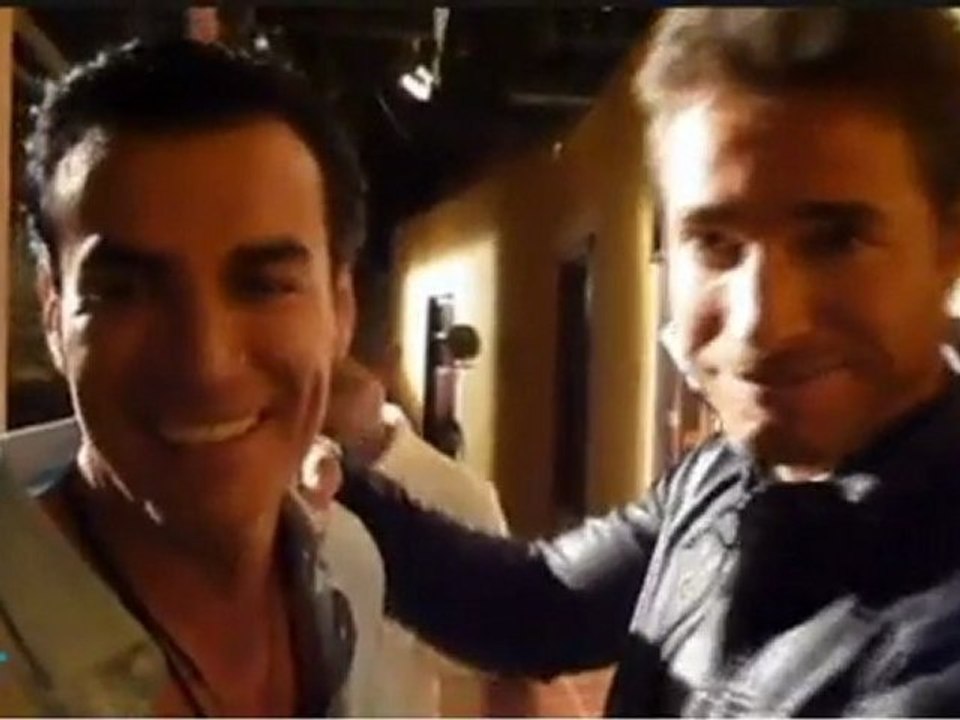 David Zepeda @davidzepeda1 y Sebastián Rulli en el foro de ADP