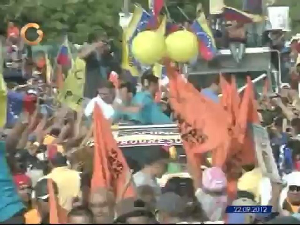 Así fue la visita de Capriles este sábado a Valencia