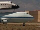 Shuttle Endeavour Touches Down at Dryden in California