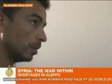 Syrian rebel volunteers aid Aleppo needy