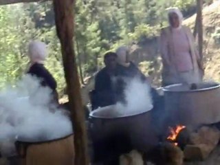Gezende Köyü 4. Erik Festivali Aş yerinden görüntüler