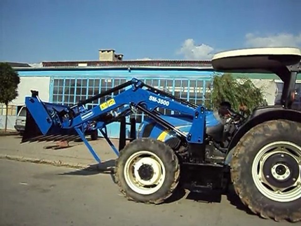 traktör kepçe new holland tn 75a